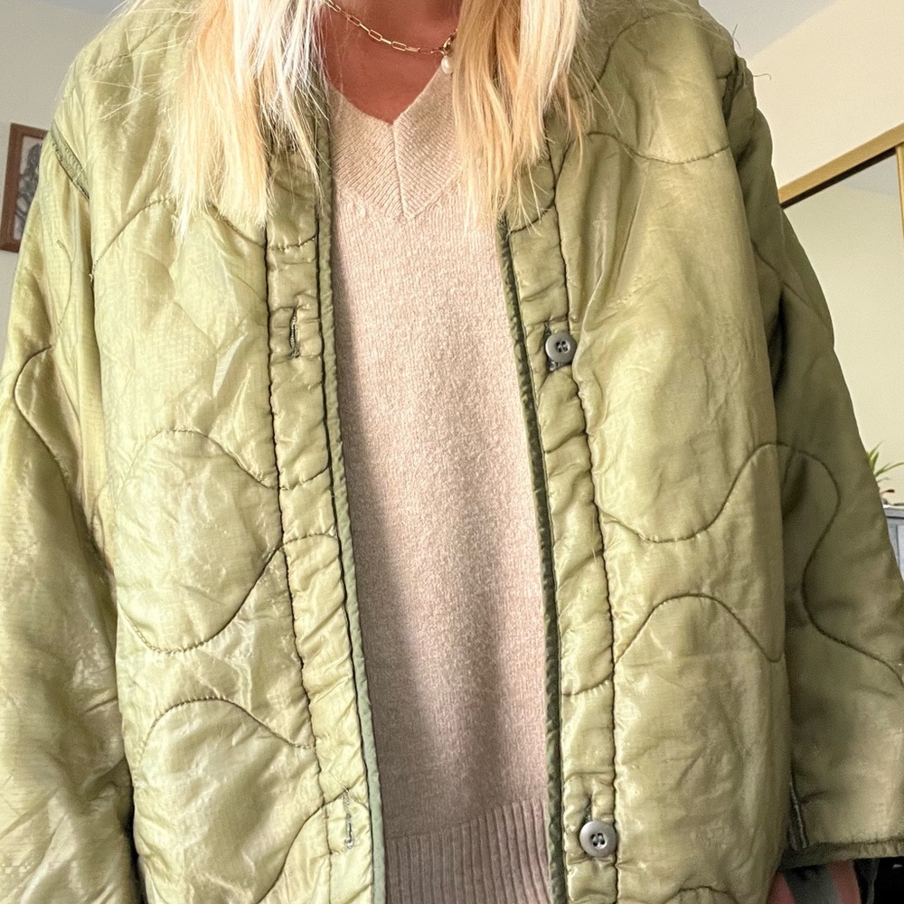 Vintage military liner jacket